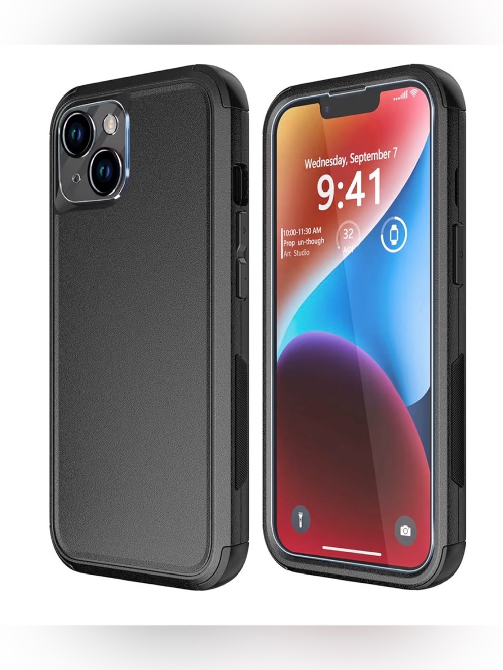 Diverbox 3-in-1 Black iPhone 14 Case (NEW)